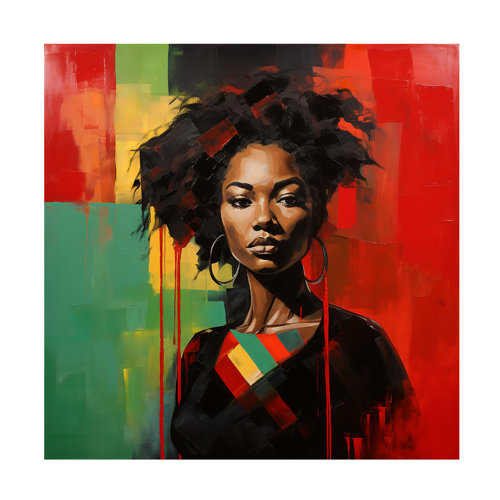 Winston Porter Colorful Model 23 On Canvas by Ray Heere Print Wayfair